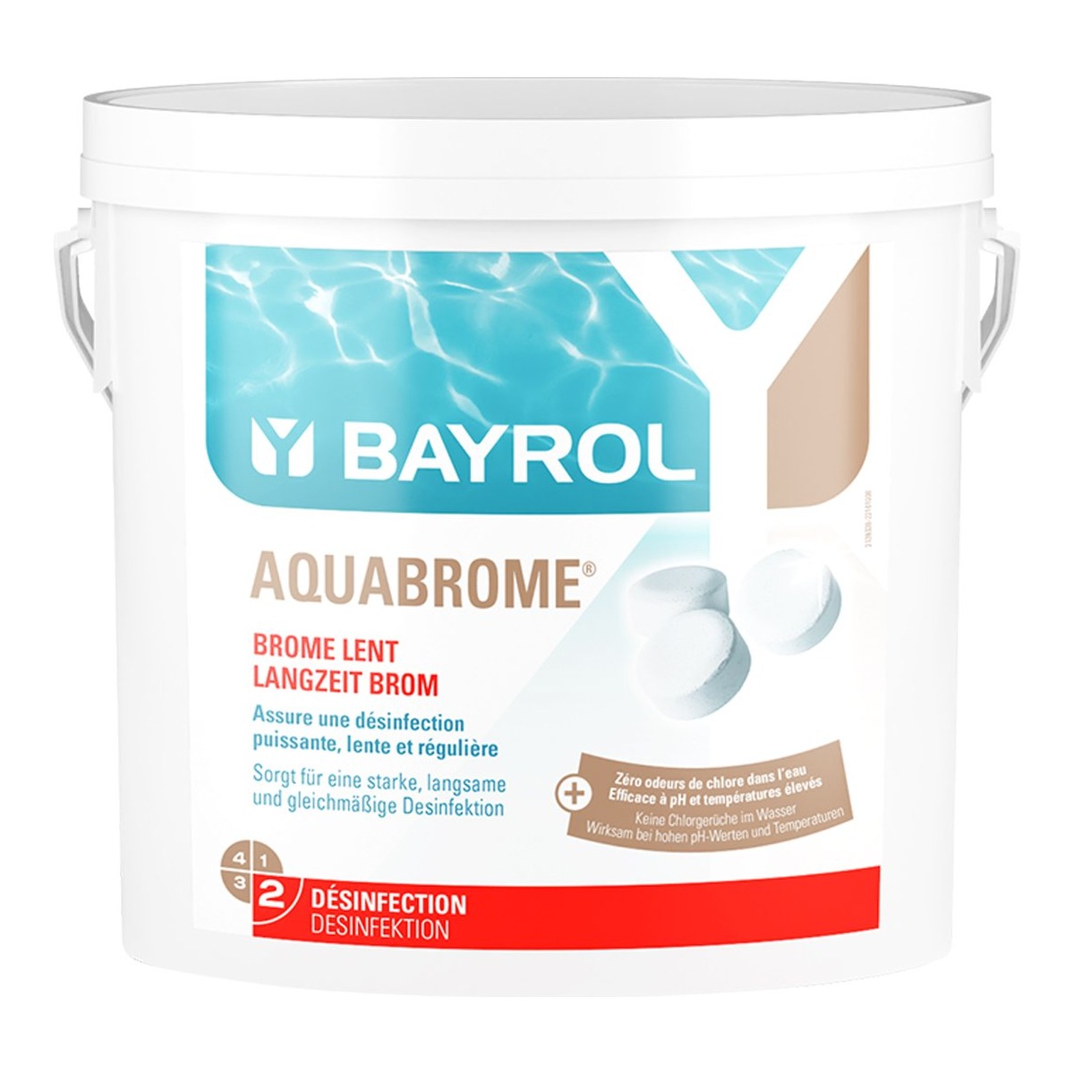 Bayrol Aquabrome Tablets à 5 kg Bromtabletten 20 g, sehr langsamlöslich UN 3085
