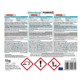 Bayrol Chlorilong POWER5 5 kg 5 Funktionen-Chlortabletten 250 g UN 3077
