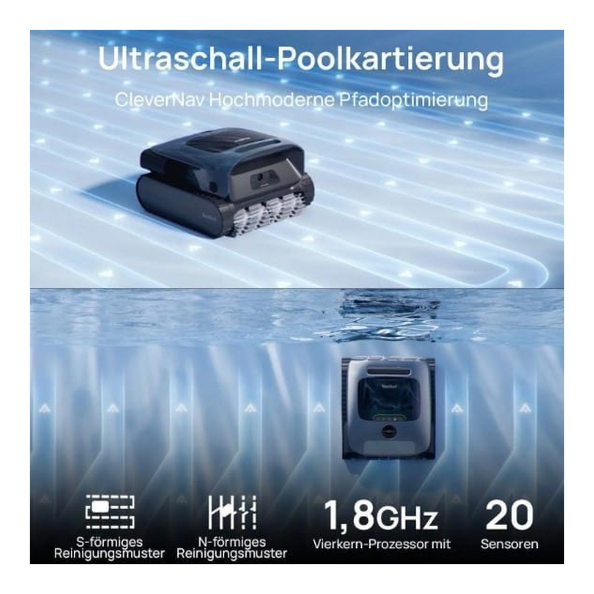 BEATBOT Poolroboter AQUASENSE PRO