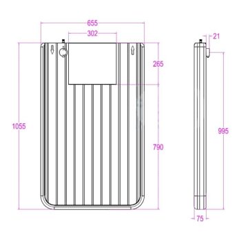 OKU Dusche SOLARPLATTFORM für Solarduschen