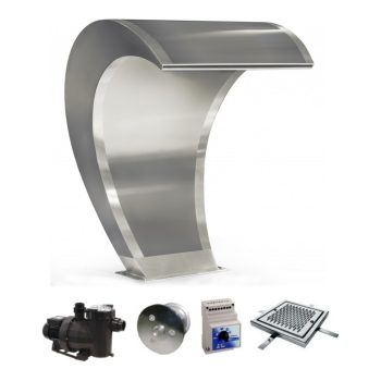 ASTRALPOOL Schwalldusche CLASSIC, Set inkl. Pumpe, Timer, Schalter, Sauganschluss