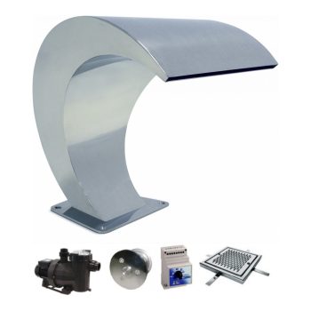 ASTRALPOOL Schwalldusche RESIDENTIAL A-500, Set inkl. Pumpe, Timer, Schalter, Sauganschluss