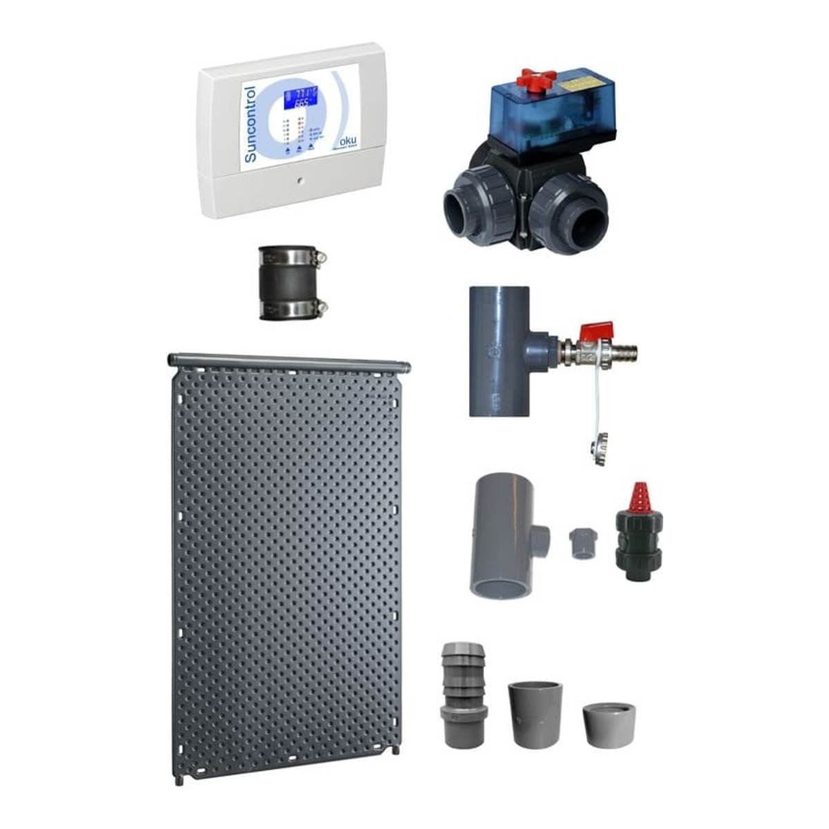 OKU Solarabsorber-SET bis 48 m2 Wasseroberfläche – Bild 2