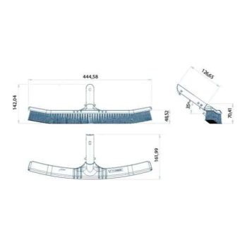 ASTRALPOOL Poolreinigung Bodenbürste SHARK – Bild 2