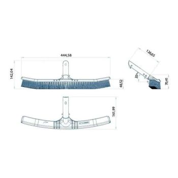 ASTRALPOOL Poolreinigung Bodenbürste SHARK – Bild 3
