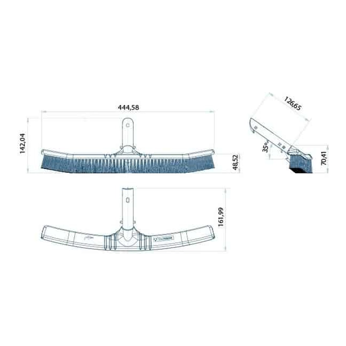 ASTRALPOOL Poolreinigung Bodenbürste SHARK – Bild 3
