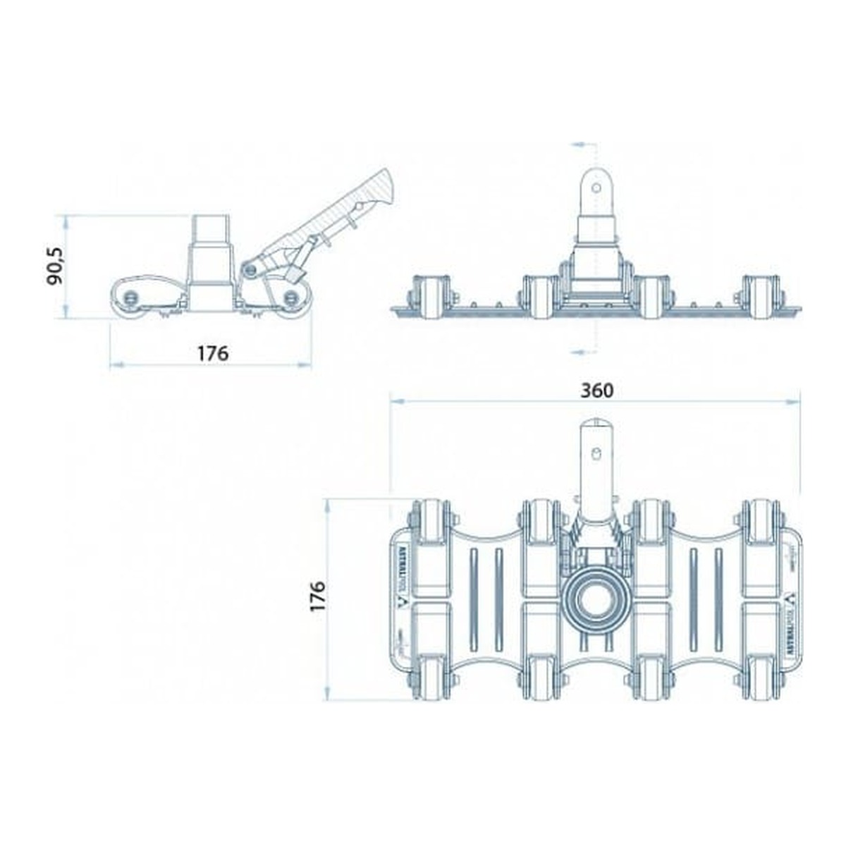 ASTRALPOOL Poolreinigung BODEN FLEXO SHARK – Bild 2