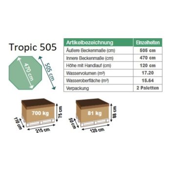 BWT Holzpool TROPIC +540, 5.23 x 3.13 HT: 120 – Bild 11