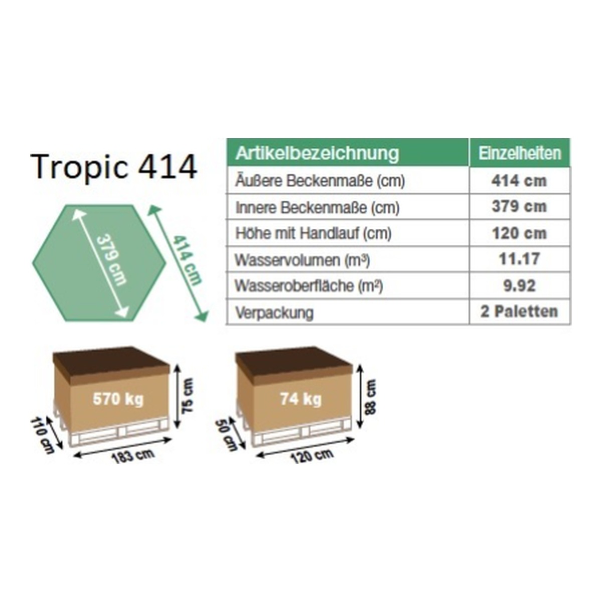 BWT Holzpool TROPIC +540, 5.23 x 3.13 HT: 120 – Bild 12