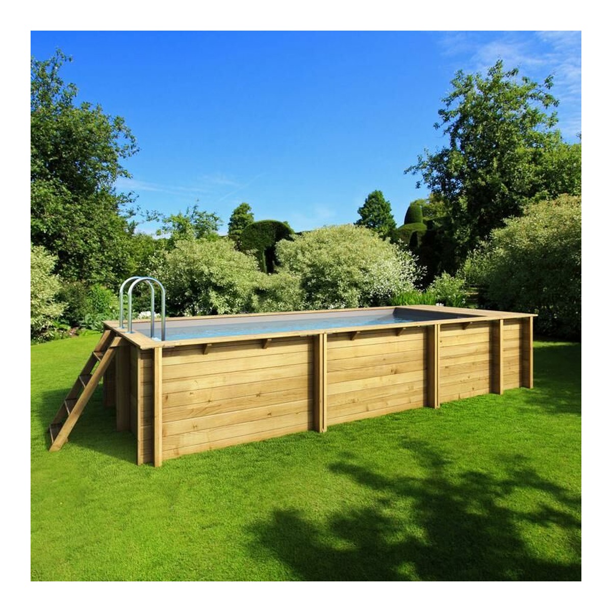 BWT Holzpool Pool'n Box 6.20 x 2.50, GR, HT: 133