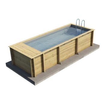 BWT Holzpool Pool'n Box 6.20 x 2.50, GR, HT: 133 – Bild 5