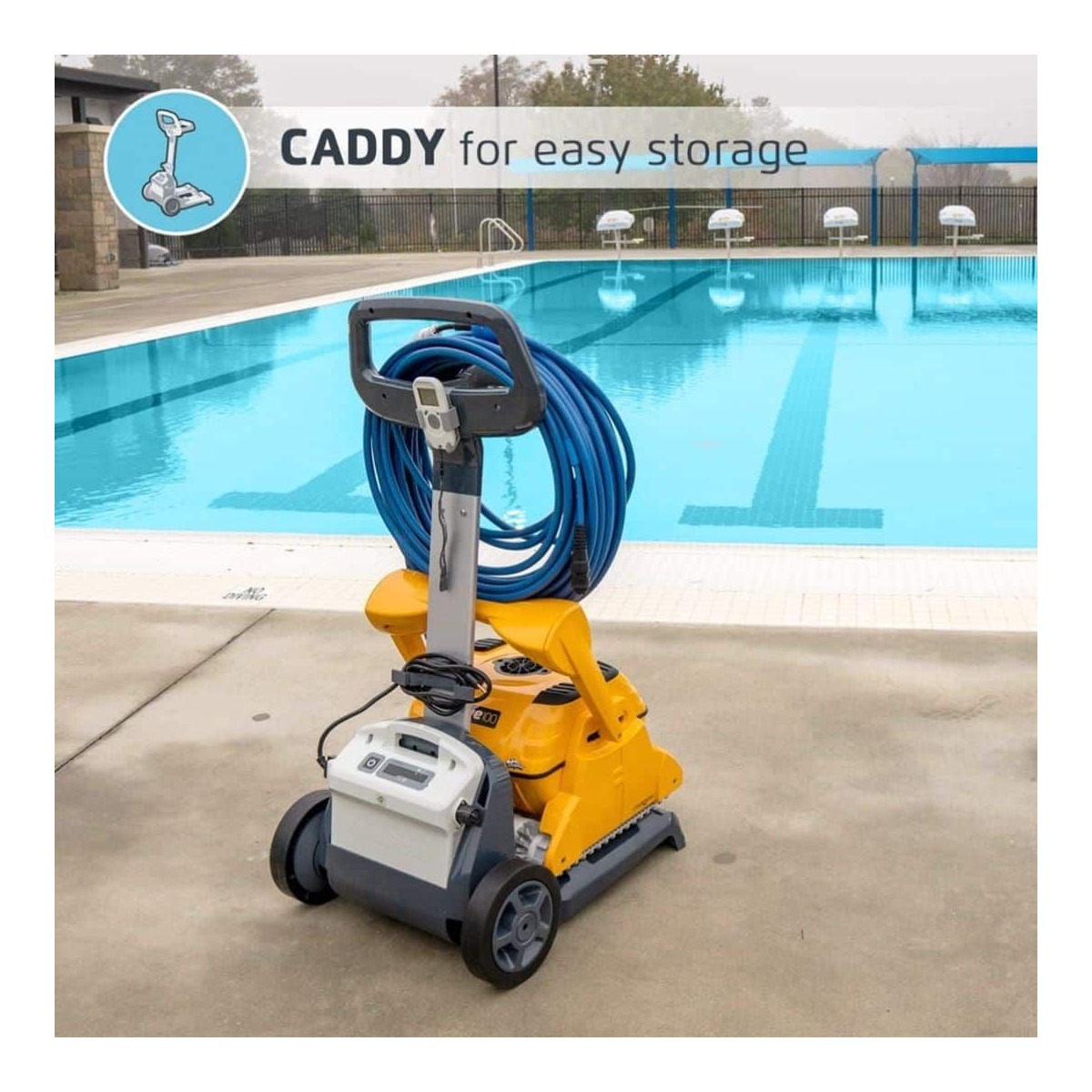 DOLPHIN Poolroboter WAVE 100 mit Caddy – Bild 4