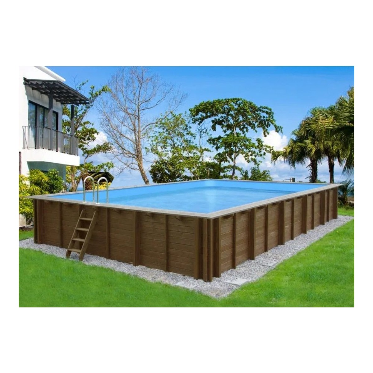 INTERLINE Holzpool BALI rechteckig 7.90 x 4.00 HT: 138 – Bild 2