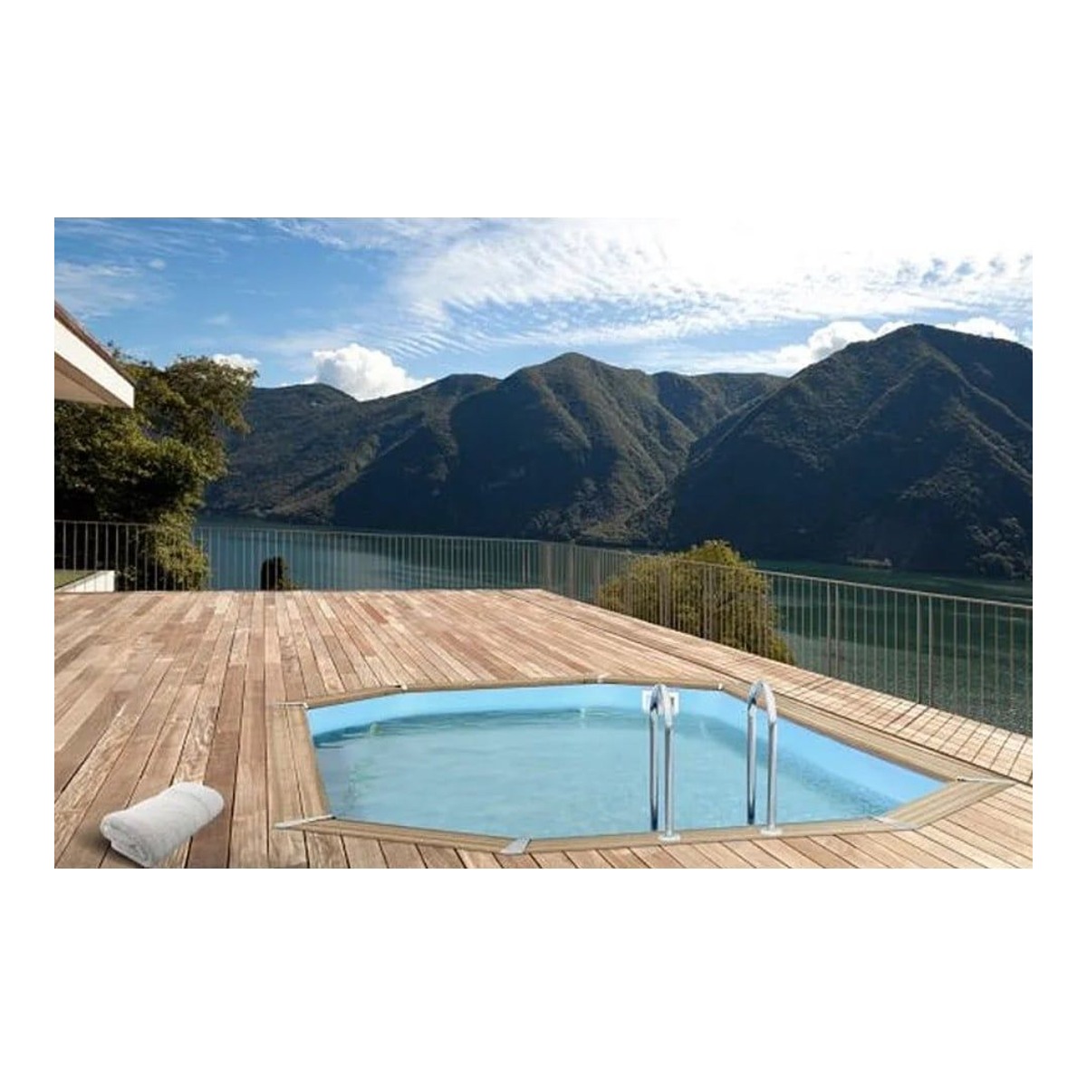 INTERLINE Holzpool BALI oval 6.40 x 4.00 HT: 138 – Bild 3