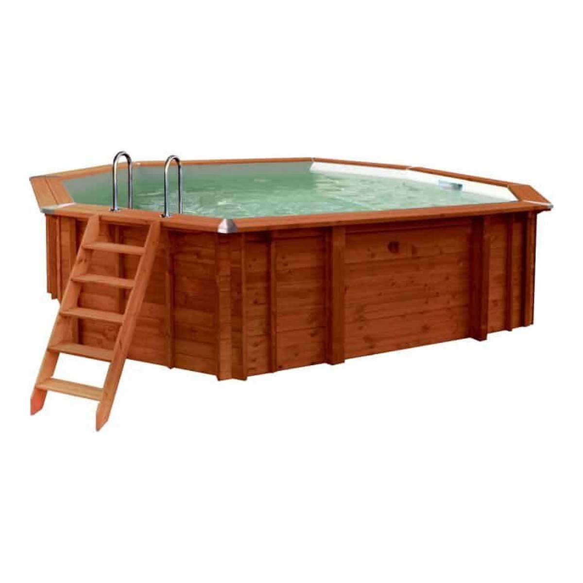 INTERLINE Holzpool SUMATRA oval 6.40 x 4.00 HT: 138 – Bild 21