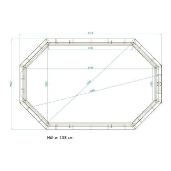 INTERLINE Holzpool SUMATRA oval 6.40 x 4.00 HT: 138 – Bild 22
