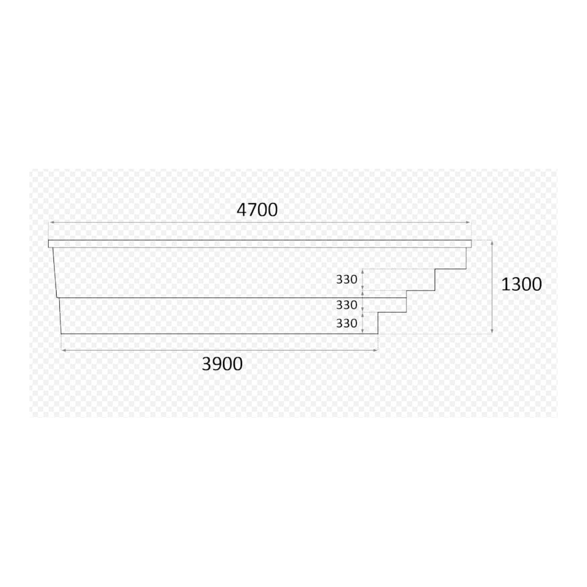 INTERLINE GFK-Pool ARIEL 4.20 x 2.70 m – Bild 7